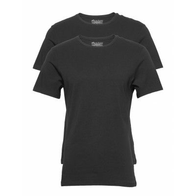 2-Pack Crew Neck *Villkorat Erbjudande T-shirts Short-sleeved Svart Bread & Boxers