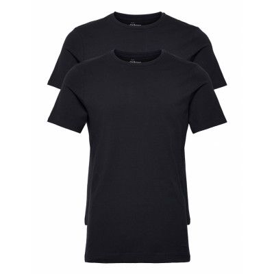 Bread & Boxers 2-Pack Crew Neck Svart