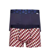 2-Pack Filled Optictrunk Boxerkalsonger Blå Happy Socks