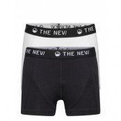 2-Pack Organic Boxers Noos *Villkorat Erbjudande Night & Underwear Underwear Underpants Svart The New