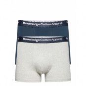 2-Pack Underwear - Gots/Vegan Boxerkalsonger Multi/patterned Knowledge Cotton Apparel