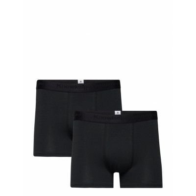 Knowledge Cotton Apparel 2-Pack Underwear - Gots/Vegan Svart