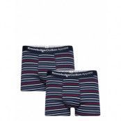 2-Pack Underwear Striped - Gots/Veg Boxerkalsonger Multi/mönstrad Knowledge Cotton Apparel