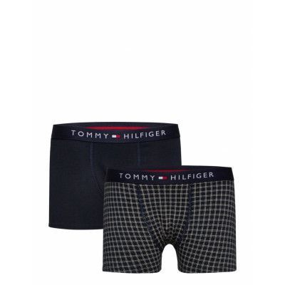 2P Trunk Print Night & Underwear Underwear Underpants Black Tommy Hilfiger