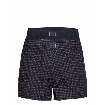 2P Woven Boxer Print Boxerkalsonger Multi/mönstrad Tommy Hilfiger