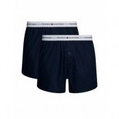 Tommy Hilfiger 2P Woven Boxer Marinblå