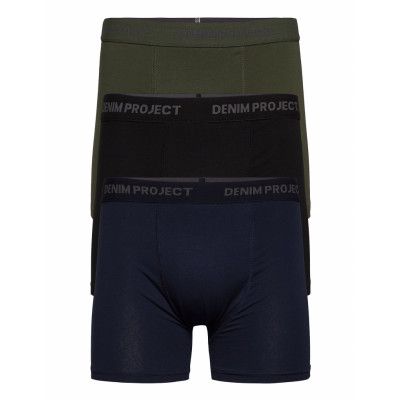 3 Pack Box Boxerkalsonger Multi/mönstrad Denim Project