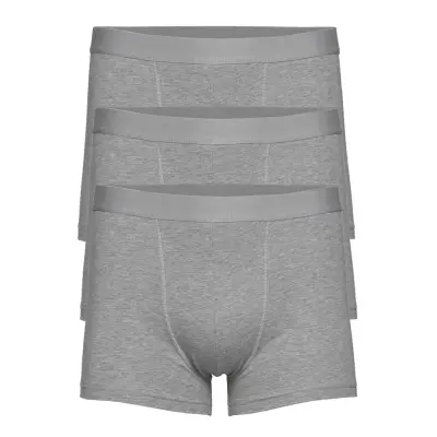 3-Pack Boxer Brief Boxerkalsonger Grå Bread & Boxers