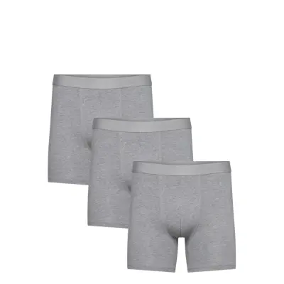 Bread & Boxers 3-Pack Boxer Brief Extra Long Grå