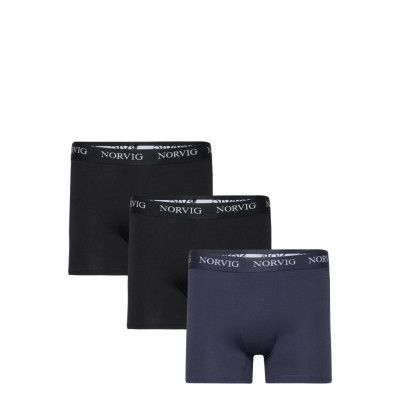 NORVIG 3-Pack Mens Tights Svart