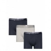3-Pack Underwear - Gots/Vegan Boxerkalsonger Grå Knowledge Cotton Apparel