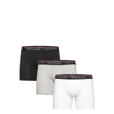 3P Boxer Brief Boxerkalsonger Grå Tommy Hilfiger