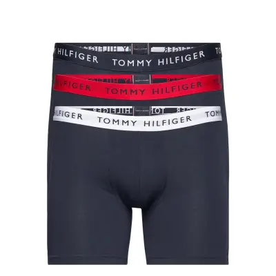 3P Boxer Brief Wb Boxerkalsonger Blå Tommy Hilfiger