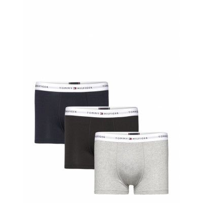 3P Trunk Boxerkalsonger Grå Tommy Hilfiger
