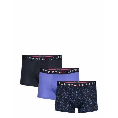 3P Trunk Print Boxerkalsonger Marinblå Tommy Hilfiger