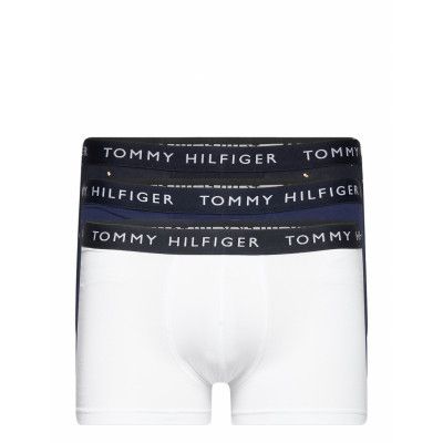 3P Trunk Print Boxerkalsonger Vit Tommy Hilfiger