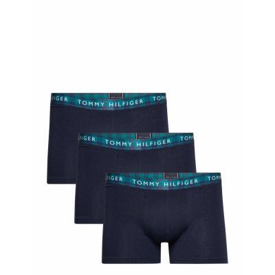 3P Trunk Printed Wb Boxerkalsonger Marinblå Tommy Hilfiger