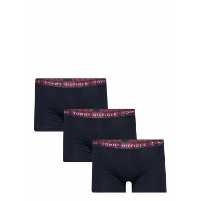 3P Trunk Printed Wb Boxerkalsonger Marinblå Tommy Hilfiger