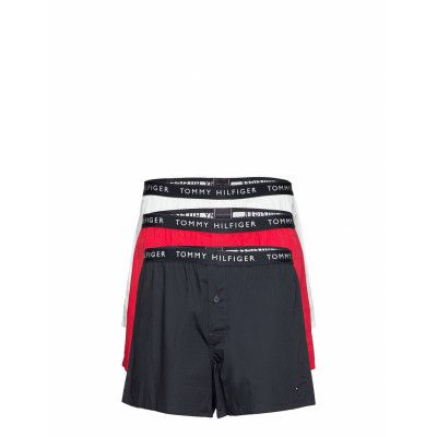 3P Woven Boxer Underwear Boxer Shorts Multi/mönstrad Tommy Hilfiger