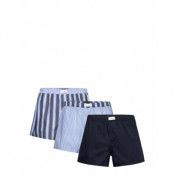 3P Woven Boxer Print Underwear Boxer Shorts Blue Tommy Hilfiger