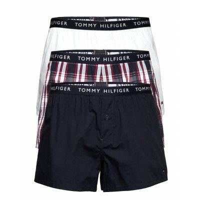 3P Woven Boxer Print Underwear Boxer Shorts Multi/mönstrad Tommy Hilfiger