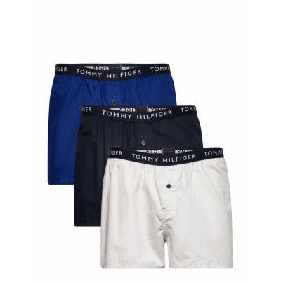 3P Woven Boxer Underwear Boxer Shorts Vit Tommy Hilfiger