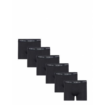 6-Pack Mens Tights *Villkorat Erbjudande Boxerkalsonger Svart NORVIG