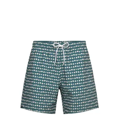 Abercrombie & Fitch Pull-On Seersucker Swim Trunk - Blue - L
