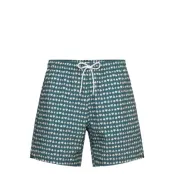 Abercrombie & Fitch Pull-On Seersucker Swim Trunk - Blue - XXL