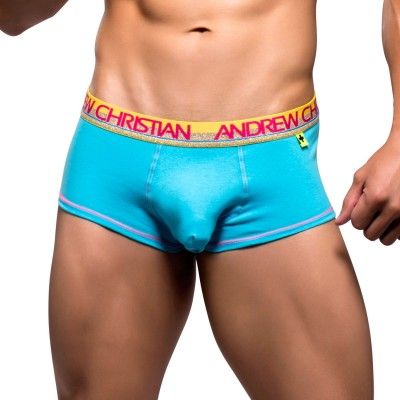 Andrew Christian - Glow pop boxer - Aqua