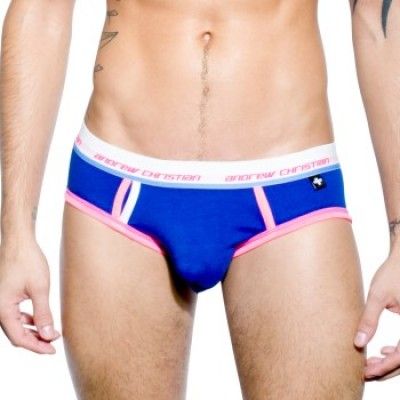 Andrew Christian Tighty Whitie Punked Brief * Fri Frakt *