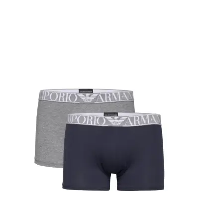 2-Pack Trunk Boxerkalsonger Marinblå Emporio Armani
