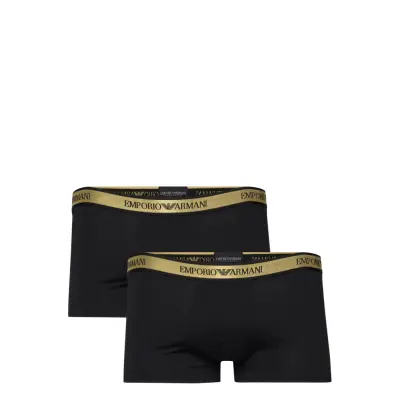 2-Pack Trunk Boxerkalsonger Svart Emporio Armani