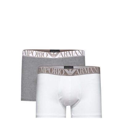 2-Pack Trunk Boxerkalsonger Vit Emporio Armani