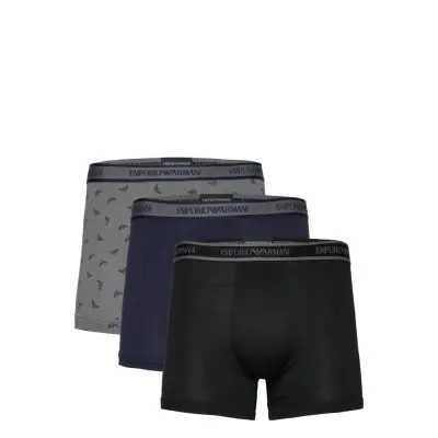 3 Pack Boxer Boxerkalsonger Svart Emporio Armani