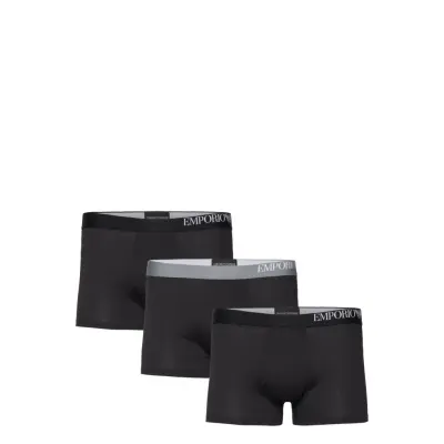 3Pack Trunk Boxerkalsonger Black Emporio Armani