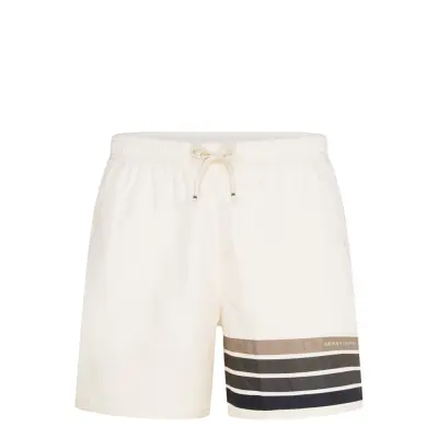 Armani Exchange Boxer Beachwear - Cream - M
