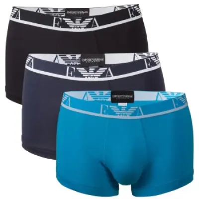 Emporio Armani Stretch Cotton Trunks 3-pack * Fri Frakt *