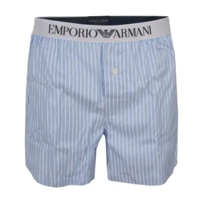 Armani Woven Boxer 110991 09934 Dark Sea * Fri Frakt *
