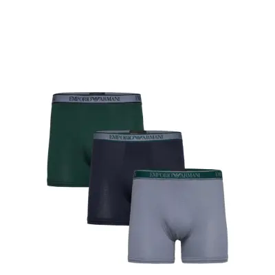 Emporio Armani 3 Pack Bottom Blå