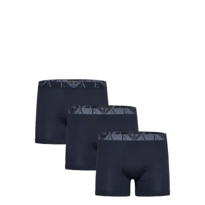 Emporio Armani 3 Pack Bottom Marinblå