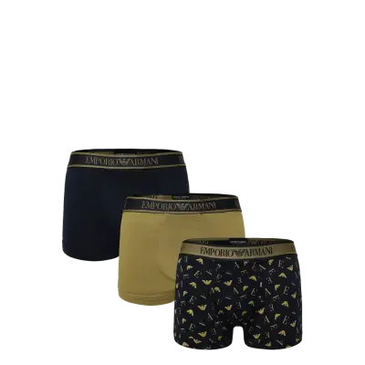 Emporio Armani 3 Pack Bottom - Navy - L