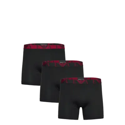 Emporio Armani 3 Pack Bottom Svart