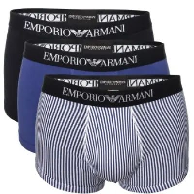 Emporio Armani 3-pack Pure Cotton Trunk * Fri Frakt * * Kampanj *