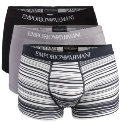 Emporio Armani Colored Basic Pure Cotton Trunk 3-pack * Fri Frakt * * Kampanj *