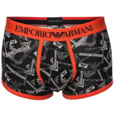 Emporio Armani Fancy All Over Printed Eagle Trunk