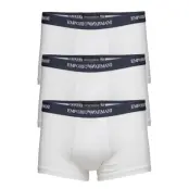 Emporio Armani Mens Knit 3-Pack Trunks - White - S