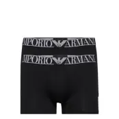 Men's Knit 2-Pack Trunk Boxerkalsonger Svart Emporio Armani