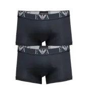 Emporio Armani Mens Knit 2Pack Boxe Blå