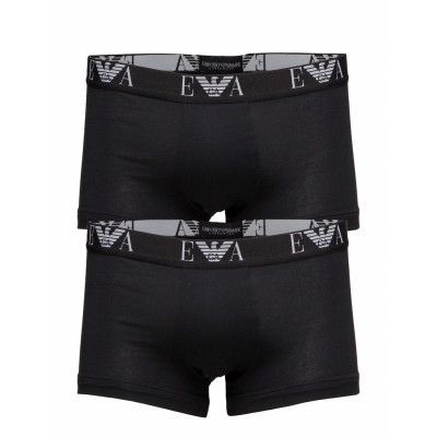 Mens Knit 2Pack Boxe Boxerkalsonger Svart Emporio Armani